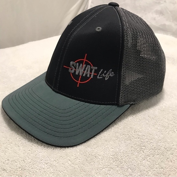 Black and Gray Trucker Hat - Picture 11 of 16